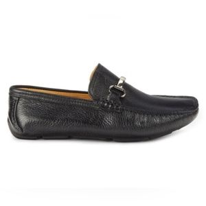 Saks Fifth Avenue Leather Bit Driving Loafers